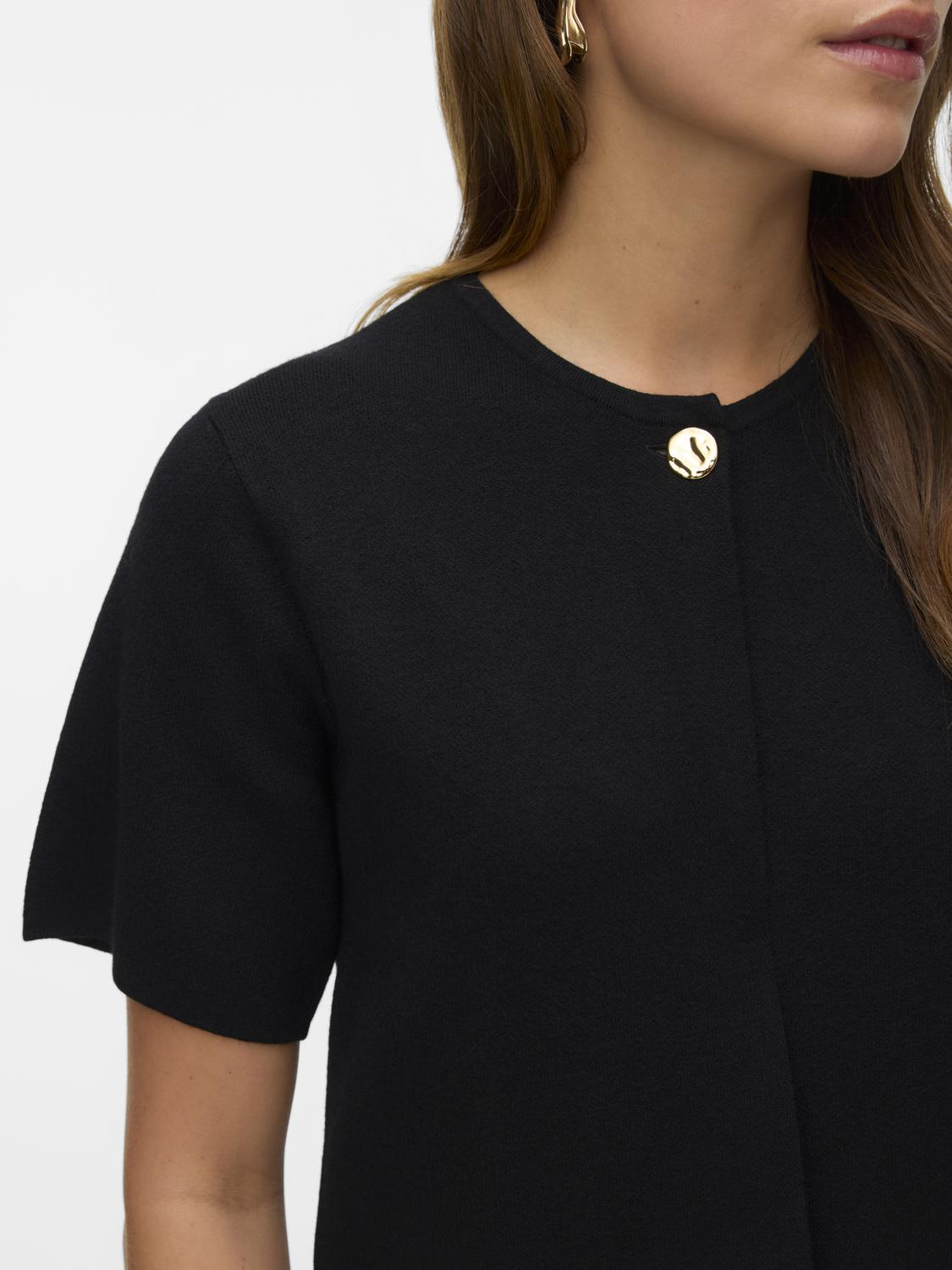 VMGOLD Knit Cardigan - Black - VERO MODA & VILA Bergvik